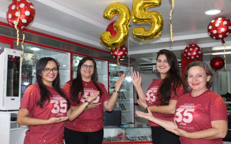 Presente no Crato – Óticas Riveliny comemora 35 anos com sorteio de R$ 10 mil para os clientes