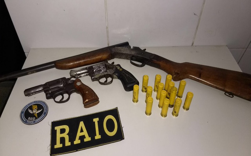 62 armas de fogo já foram retiradas de circulação pelo BPRAIO este ano na Região do Cariri