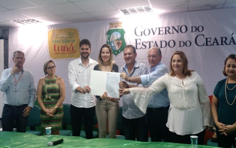Assinatura da Ordem de Serviço da Praça Mais Infância de Mauriti