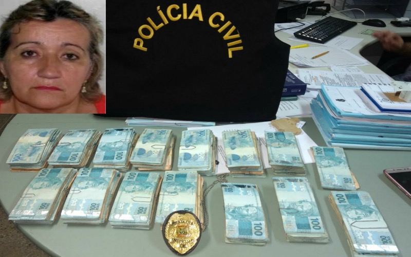 Polícia prende mulher que furtou R$ 200 mil  em velório e recupera parte do dinheiro em Crato-CE