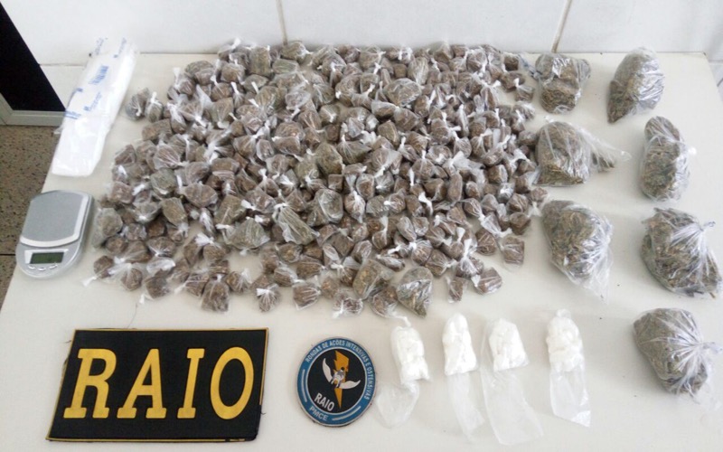BPRAIO apreende mais drogas e prende acusado no Bairro João Cabral em Juazeiro do Norte-CE