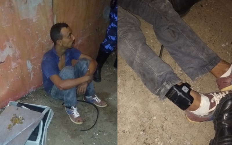Detento, ainda com tornozeleira é preso após furtar R$ 26,00 em moedas de uma Pastelaria em Juazeiro do Norte-CE