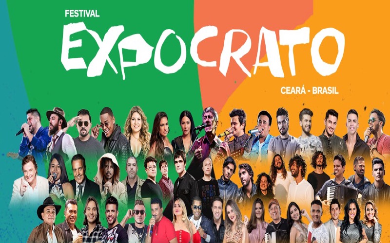 Expocrato: Arte Produções divulga atrações musicais e valores de ingressos, Veja: