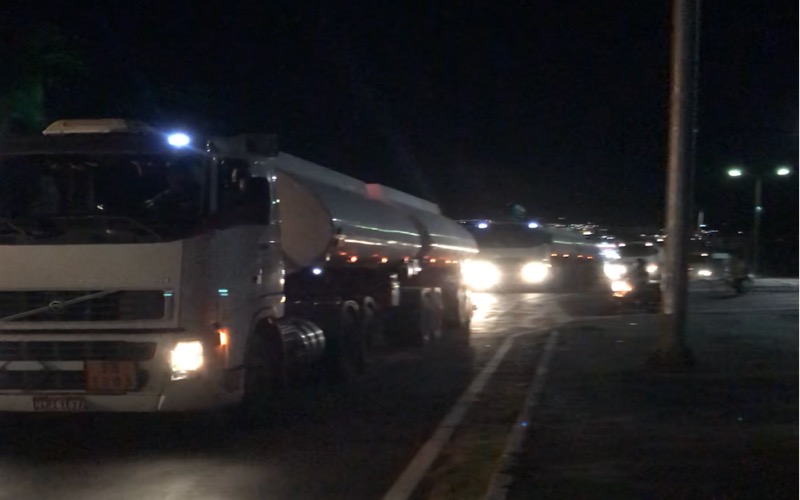 Exclusivo: Base da Petrobrás recebe mais de 18 carretas de combustível