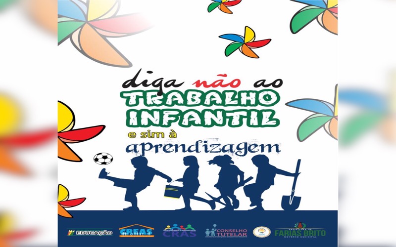 Secretarias municipais de Educação e Assistência Social mobilizam a sociedade para erradicarem de vez com o trabalho infantil no município