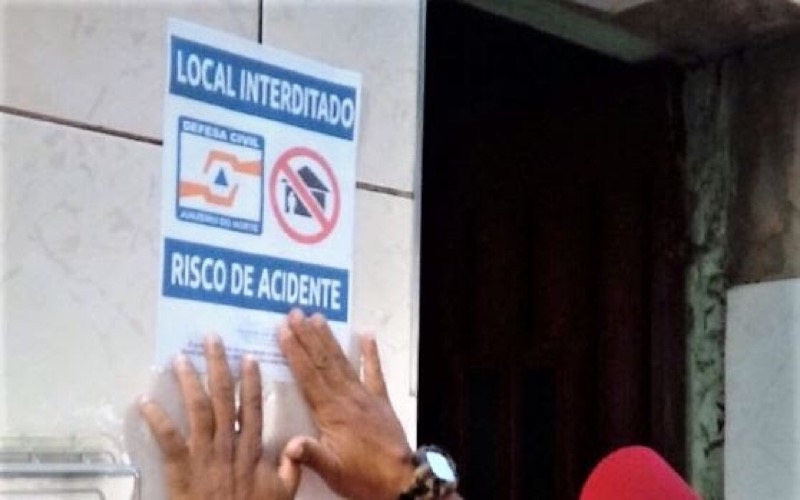 Juazeiro do Norte-CE: Residências são interditadas na Rua Capitão Coimbra