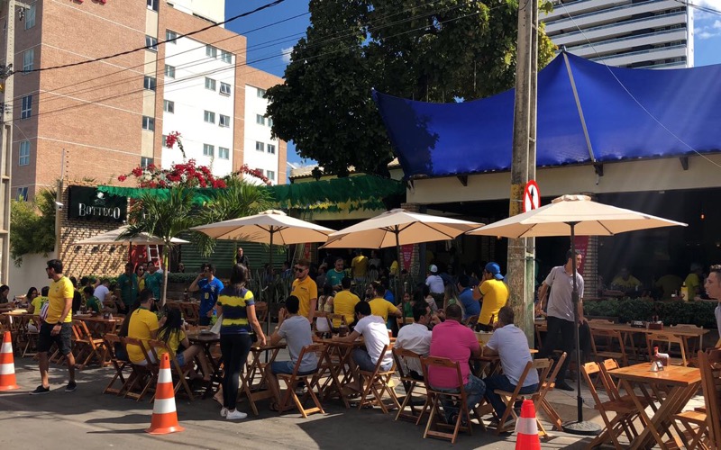 Jogos da Seleção começam  a movimentar bares e restaurantes na Região do Cariri