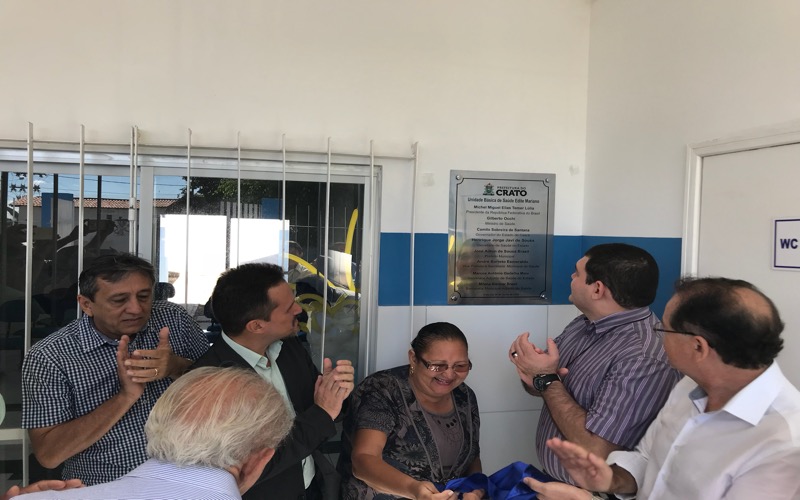 Prefeitura de Crato-CE inaugura moderno Posto de Saúde no bairro Zacarias Gonçalves