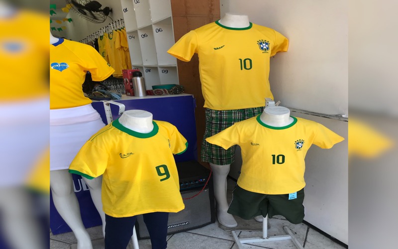 Copa do mundo: Comerciantes seguem desanimados pelo baixo número de vendas em verde e amarelo na Região do Cariri