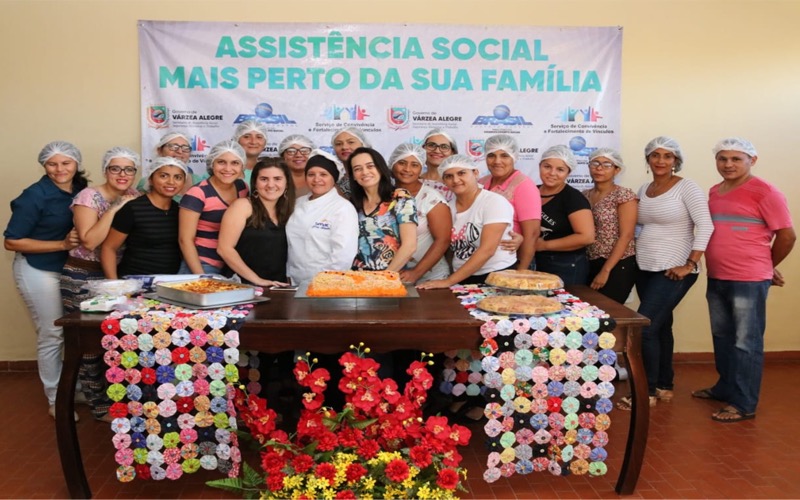 Secretaria de Assistência Social de Várzea Alegre-CE realiza curso na área de Gastronomia