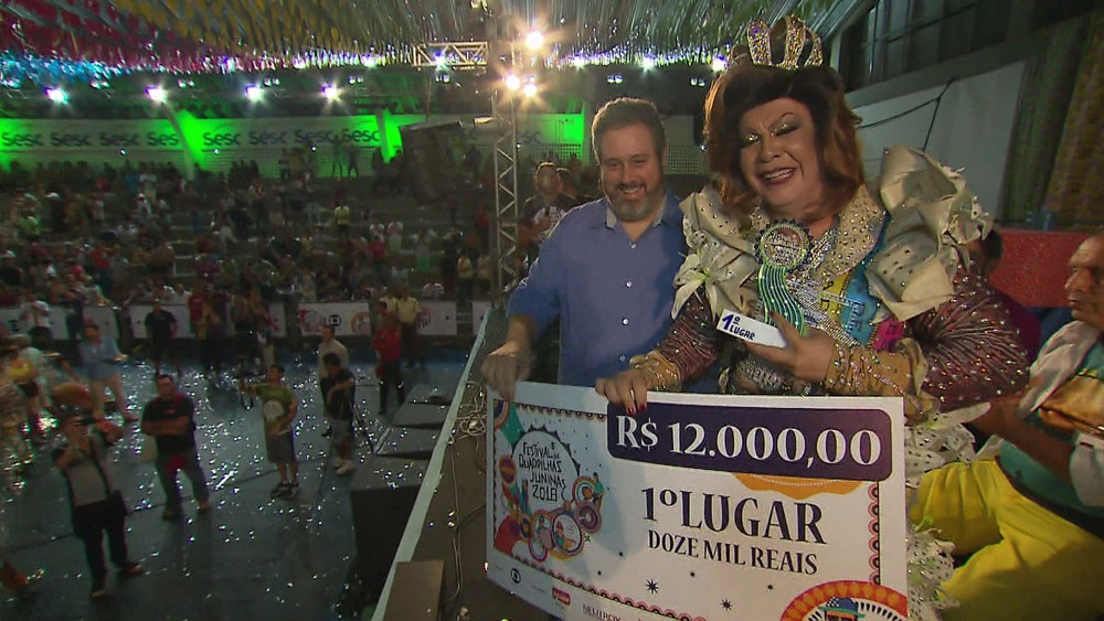 Grupo pernambucano supera equipes do Nordeste e vence Festival de Quadrilhas Juninas da Globo