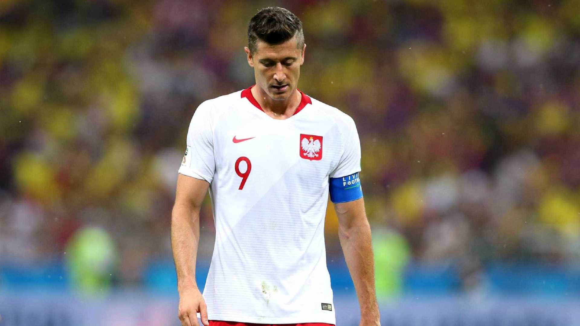 Lewandowski lamenta falta de qualidade da eliminada Polônia