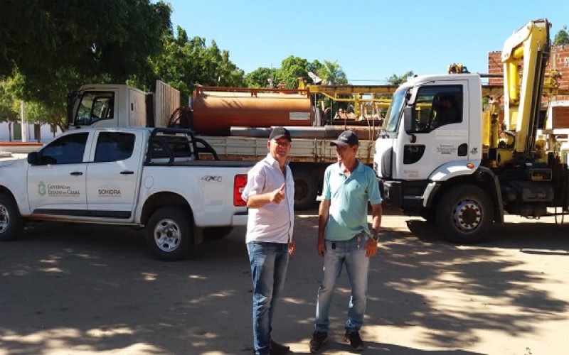 Prefeitura de Mauriti perfura poços artesianos em diversas comunidades do município