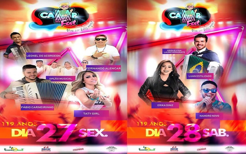 Programação especial comemora os 119 anos de Campos Sales