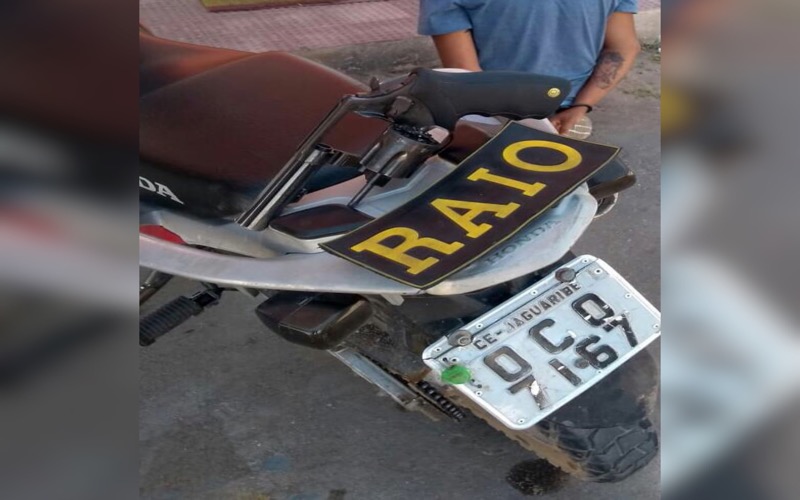 Em ação rápida BPRAIO apreende arma de fogo e prende casal em  Juazeiro do Norte-CE