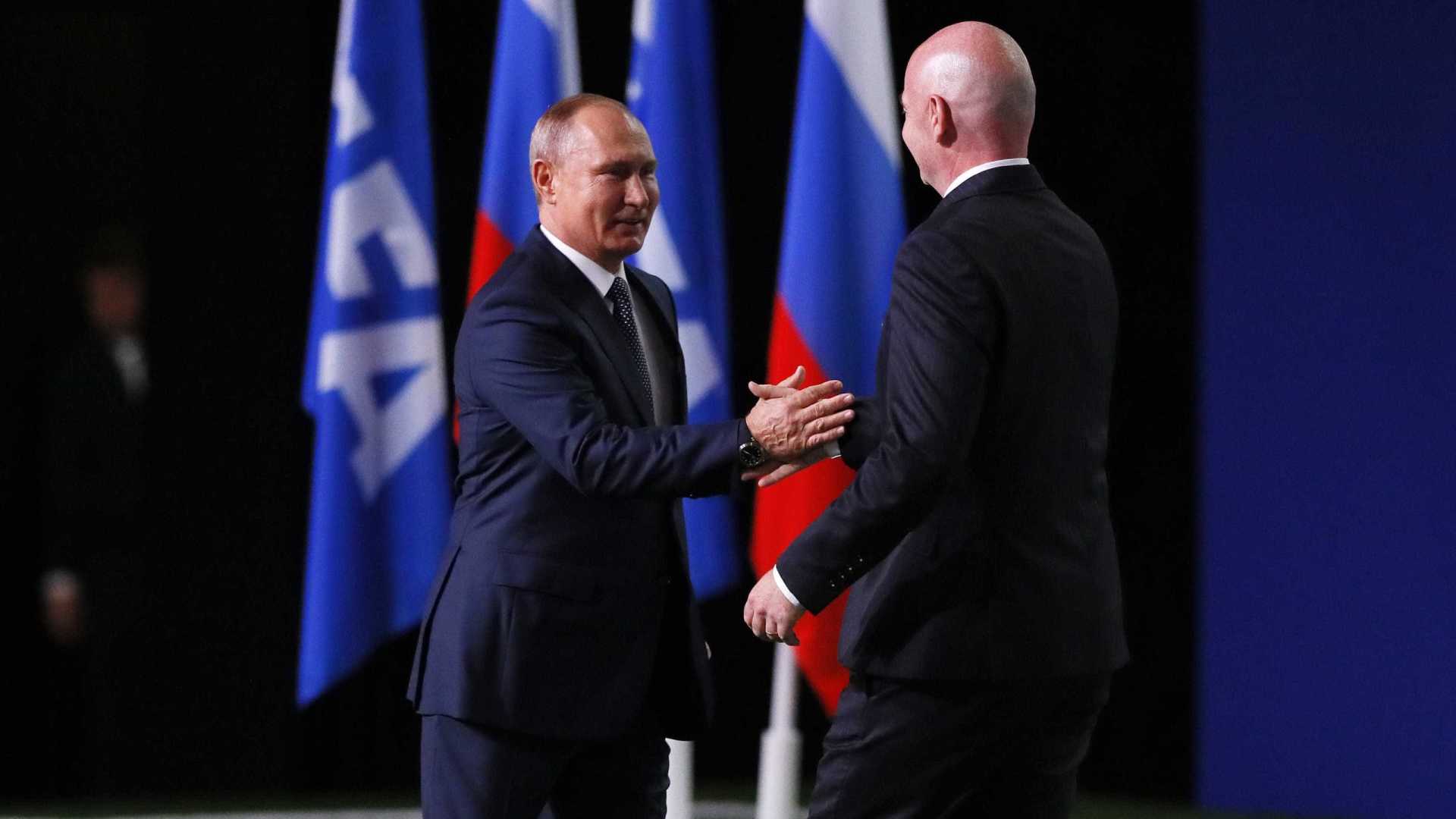 Putin diz que está ‘orgulhoso’ da Copa de 2018