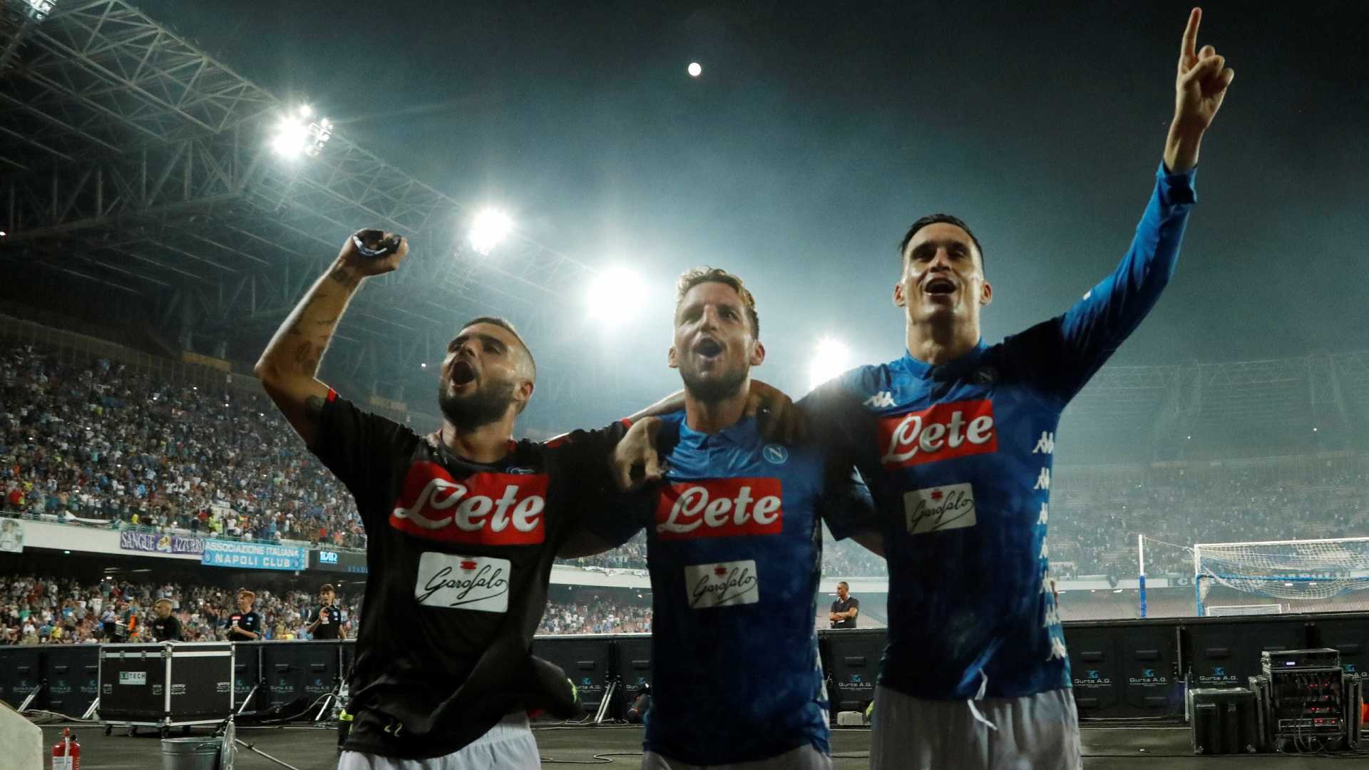 Com virada incrível, Napoli vence Milan pelo Italiano