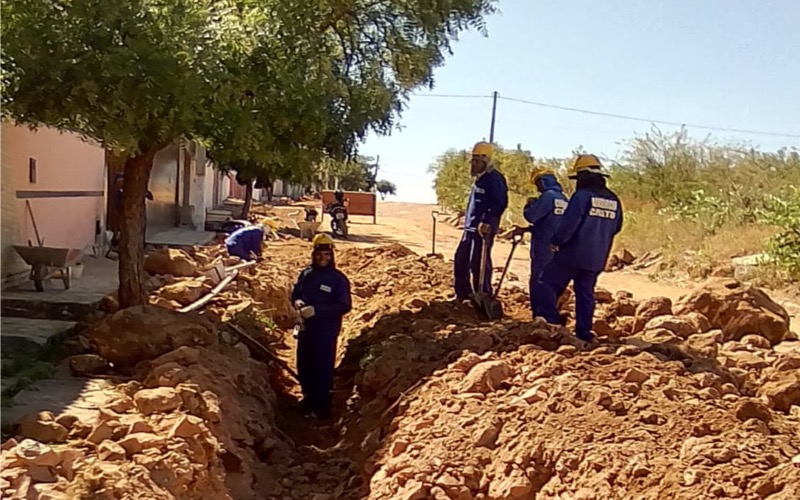 Obras da ampliação do sistema de abastecimento do Crato podem causar eventuais faltas de água durante a troca das tubulações