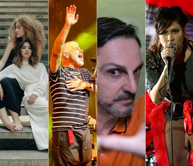 AnaVitória, Lulu Santos, Paulo Miklos e Pitty se apresentam neste sábado (25), no Festival de Inverno