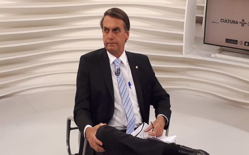 Ao Roda Viva, Bolsonaro diz que não houve golpe militar em 1964