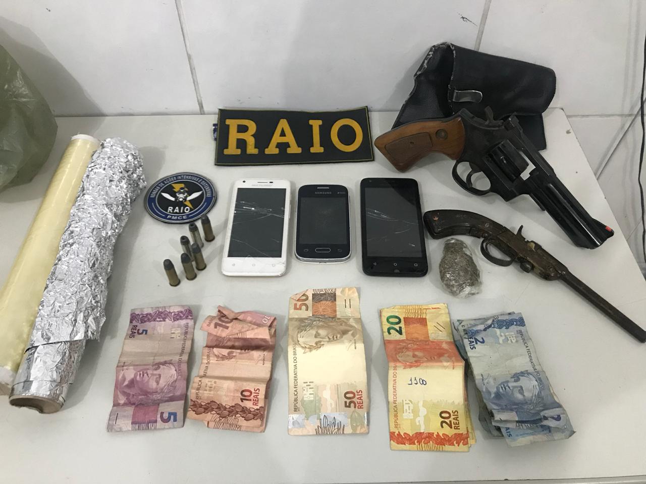 Mais quatro de armas de fogo foram apreendidas pelo BPRAIO em um curto intervalo de tempo na cidade de Juazeiro do Norte-CE