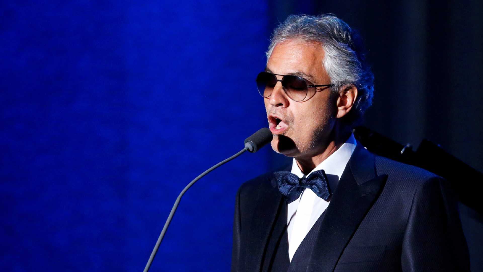 ‘Sempre há uma boa razão para retornar ao Brasil’, diz Andrea Bocelli