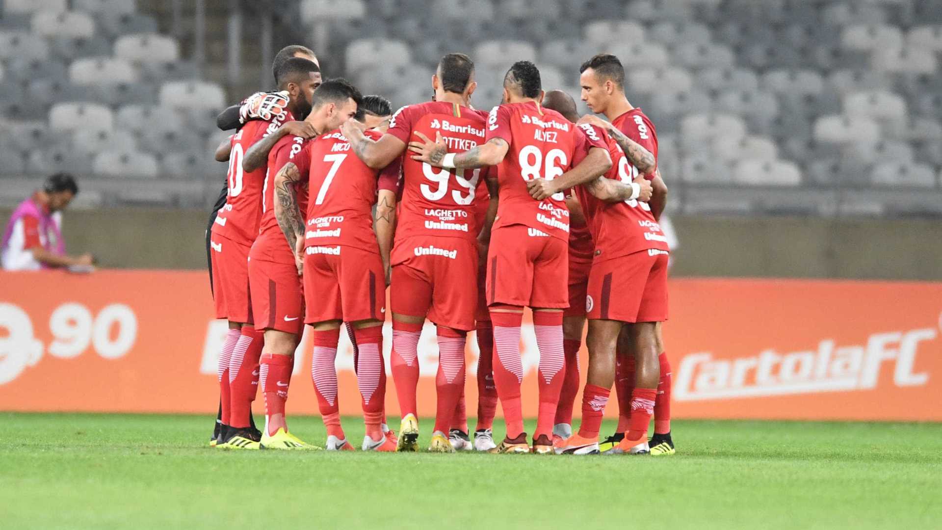 Inter celebra série de sete jogos sem sofrer gols no Brasileirão