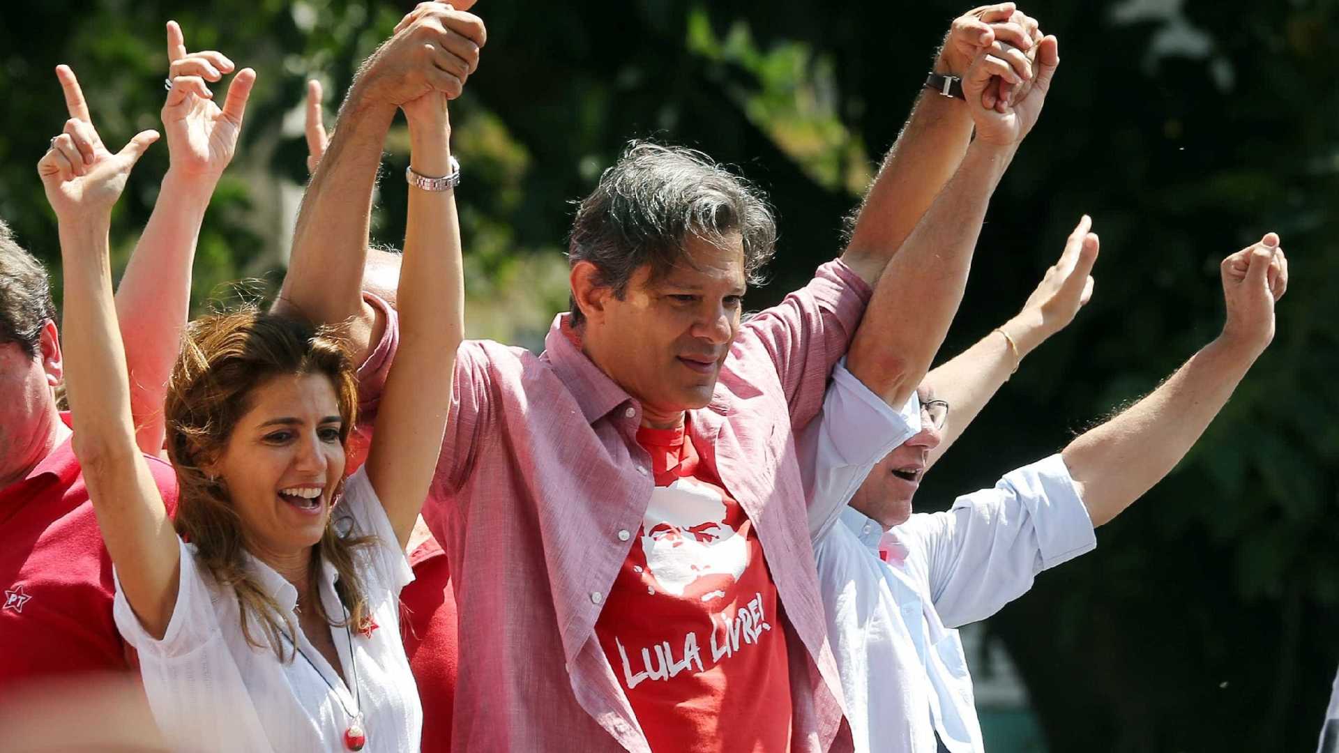Avanço em pesquisas não é só ‘efeito Lula’, afirma Haddad