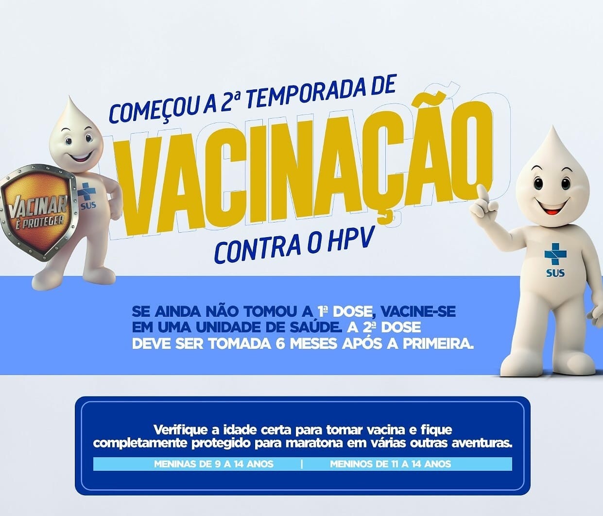 Mauriti alerta para segunda temporada de vacinação contra o HPV