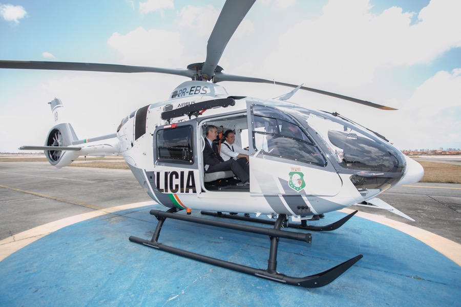 Com entrega de dois novos helicópteros para Ciopaer, Ceará passa a ter terceira maior frota policial de aeronaves do Brasil