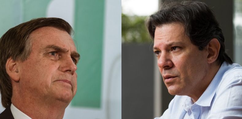 Datafolha. Bolsonaro mantém 18% a frente de Haddad