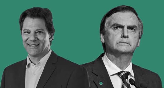 IBOPE. Bolsonaro lidera; Haddad comemora queda de 4% na diferença