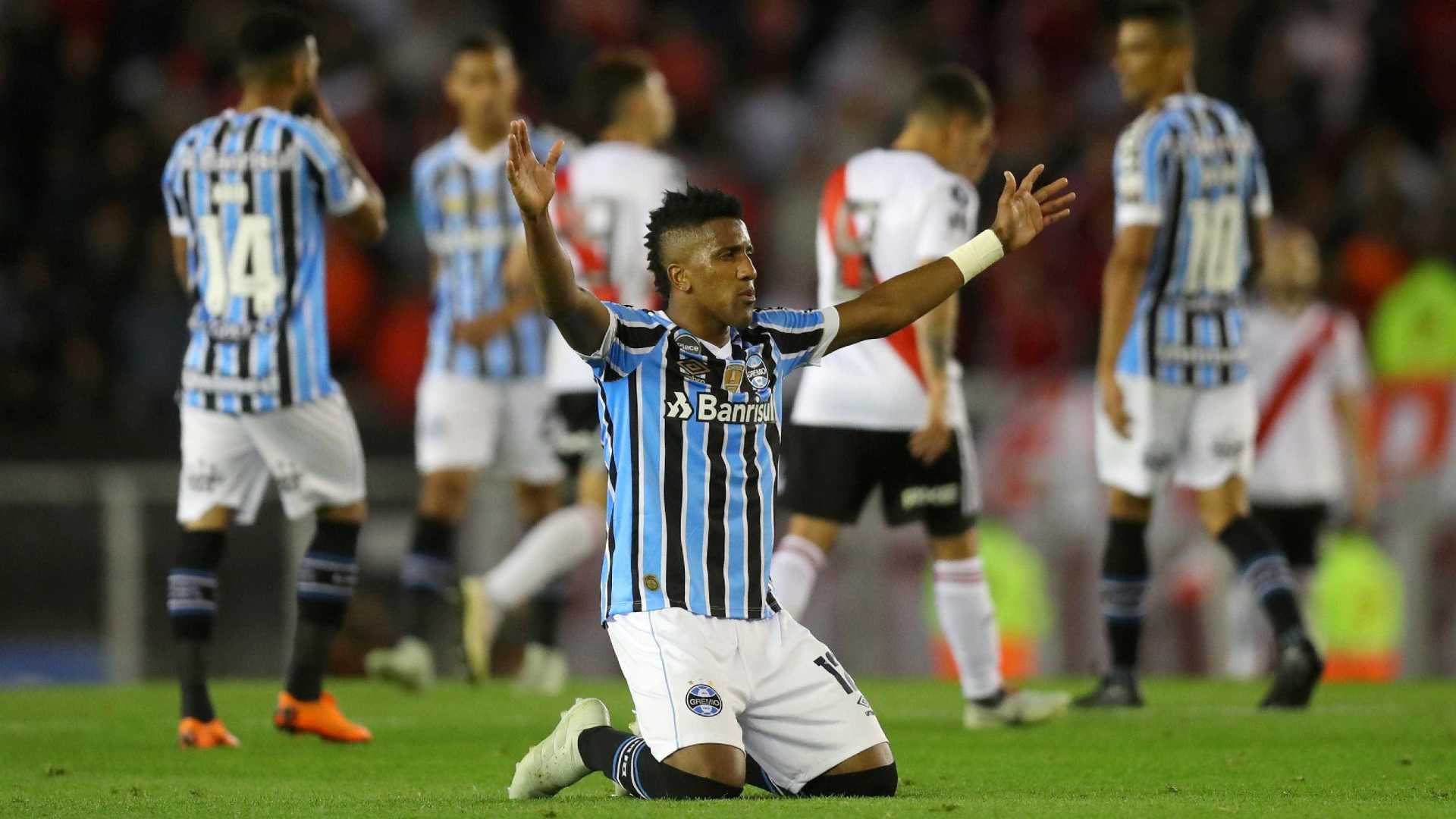 Grêmio vence River e joga por empate para ir à final da Libertadores