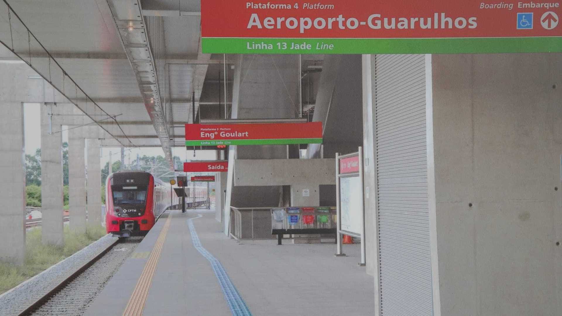 Trem direto para Aeroporto de Guarulhos começa a operar na 3ª