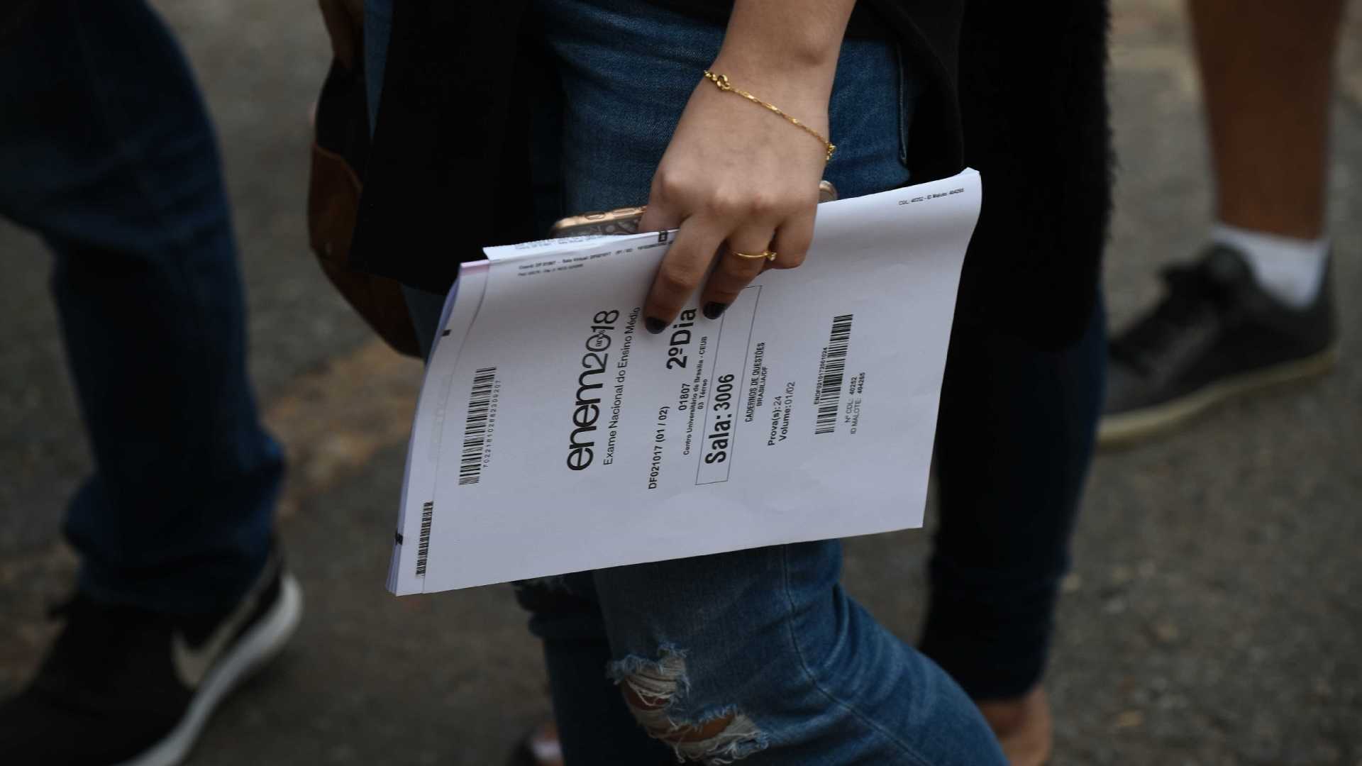 Gabarito oficial do Enem 2018 será divulgado nesta quarta-feira