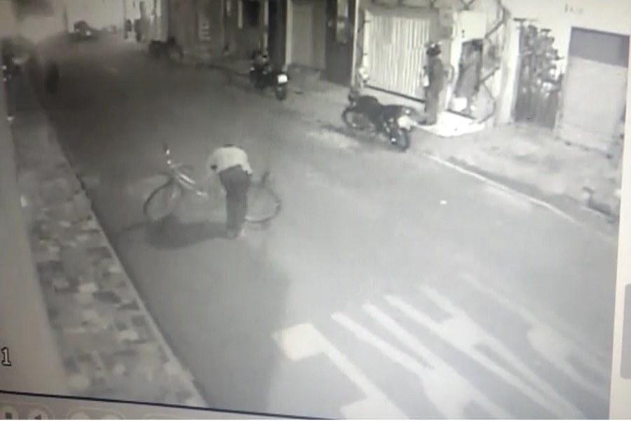 Vídeo mostra momento em que jovem Wesley foi atingido por disparo durante assalto em Juazeiro do Norte-CE