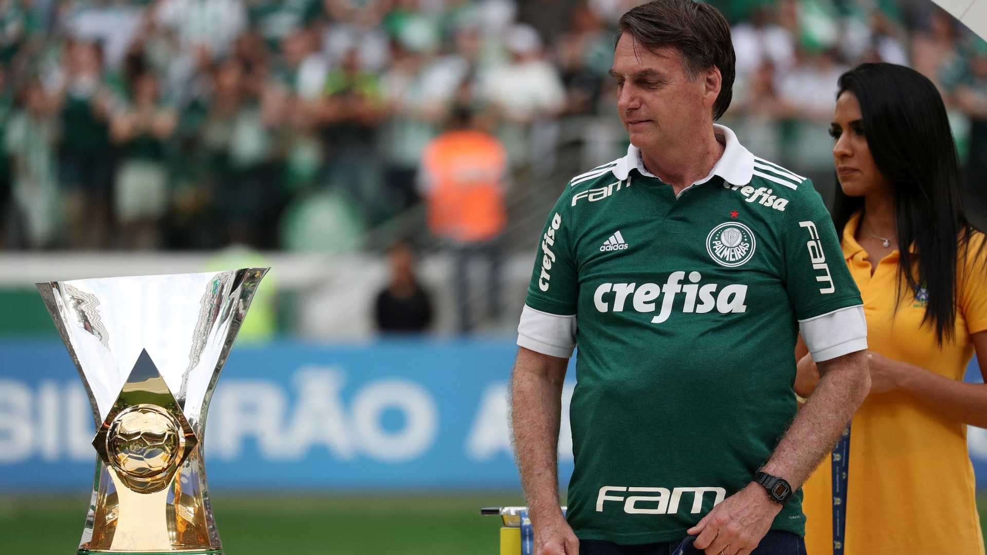 CBF usa festa do Palmeiras para se aproximar de Bolsonaro, diz jornal