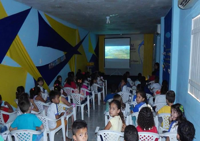 Cineminha na Escola visa melhor desempenho dos estudantes de Nova Olinda