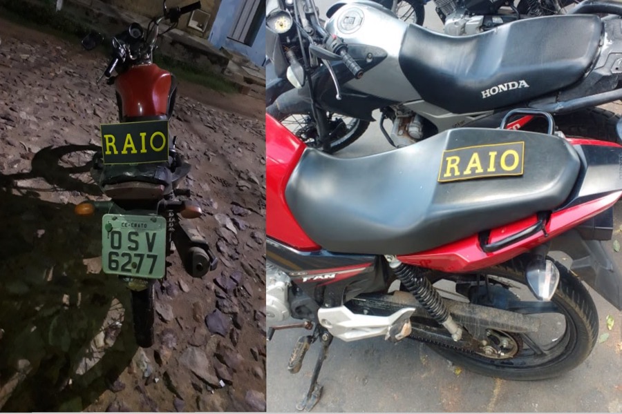 Ações policiais recuperam veículos em Juazeiro do Norte e Crato-CE