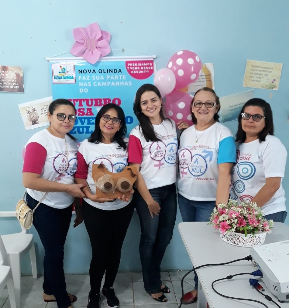 Saúde de Nova Olinda promove ações do “ Outubro Rosa”