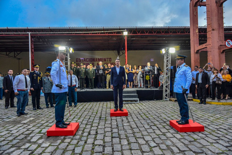 Governador destaca trabalho do Corpo de Bombeiros na solenidade de passagem de comando da instituição
