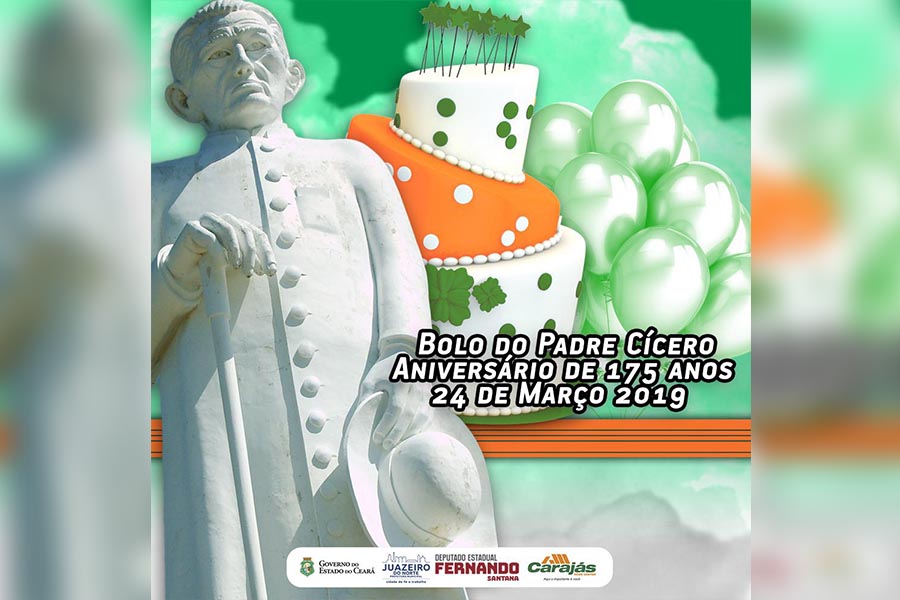 CARAJÁS: Pelo segundo ano, empresa é umas parceiras do Bolo dos 175 anos do Padre  Cícero