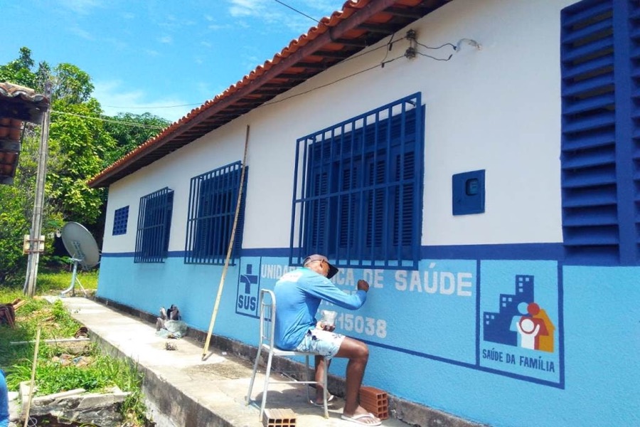 Serviço de Manutenção chega às unidades básicas de saúde do Sítio Riacho Vermelho, Santa Fé e Guaribas em Crato-CE