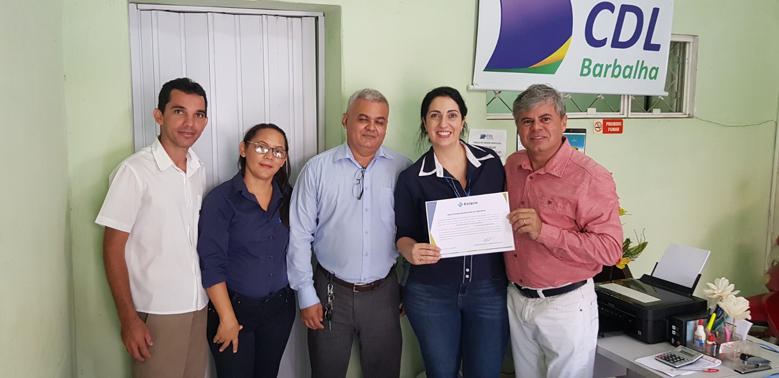 Estácio Juazeiro do Norte firma convênio com CDL de Barbalha com desconto especial para associados
