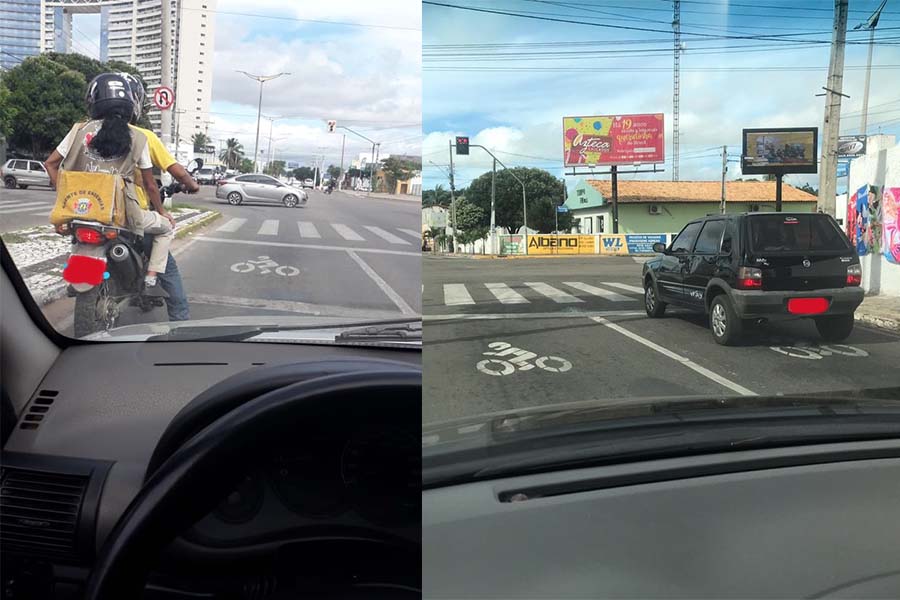 Condutores não se adaptam às novas faixas de motocicletas implantadas em Juazeiro do Norte