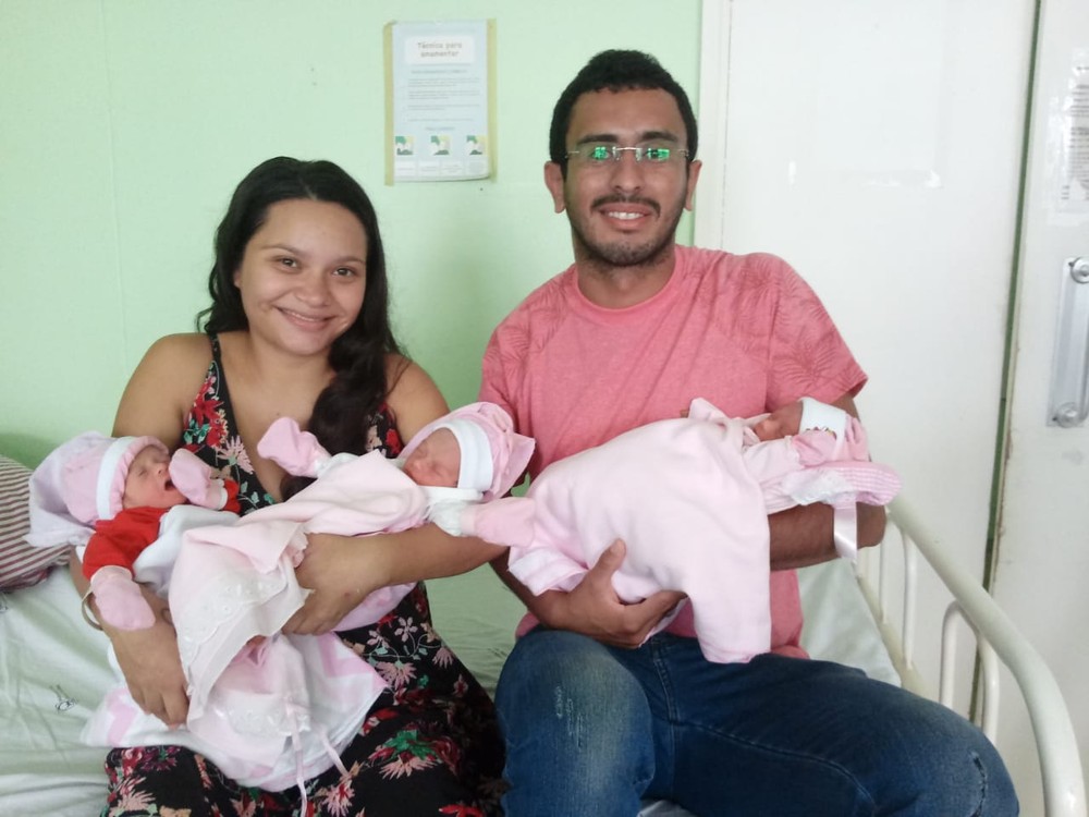 Mãe descobre gravidez de trigêmeas na hora do parto em Teresina
