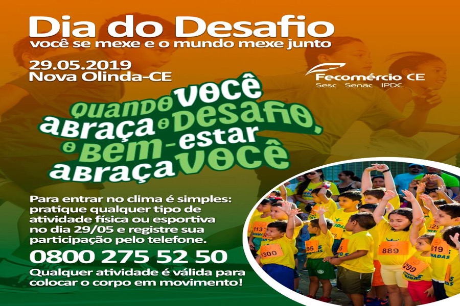 Sesc organiza mais uma edição do Dia do Desafio em Nova Olinda