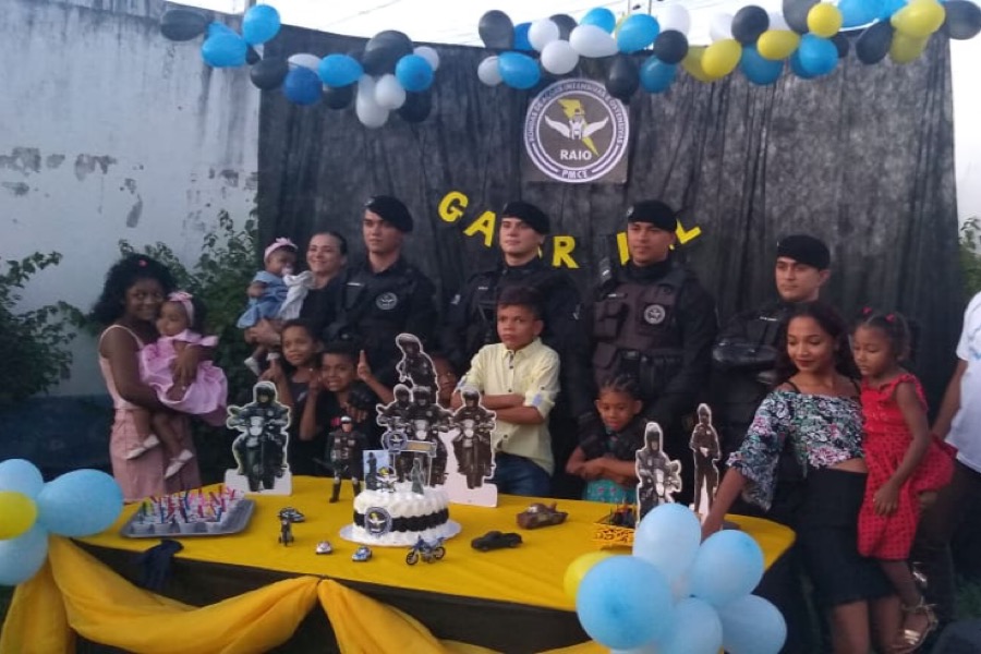 Menino de 14 anos realiza sonho e vira Policial do Raio no dia do aniversário em Juazeiro do Norte