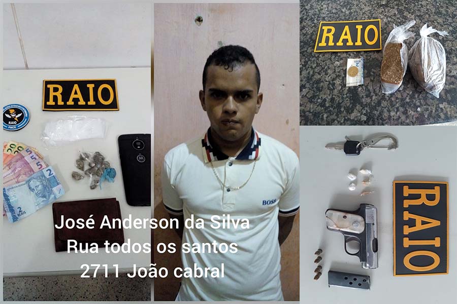 Armas de fogo, drogas e celular são apreendidos em Crato e Juazeiro do Norte