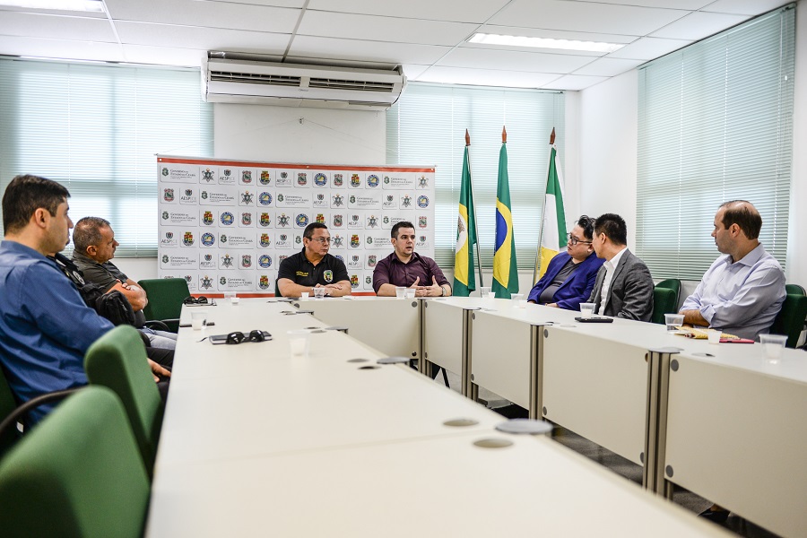 SSPDS e SAP se reúnem com representantes de empresa chinesa para criação de soluções na segurança pública